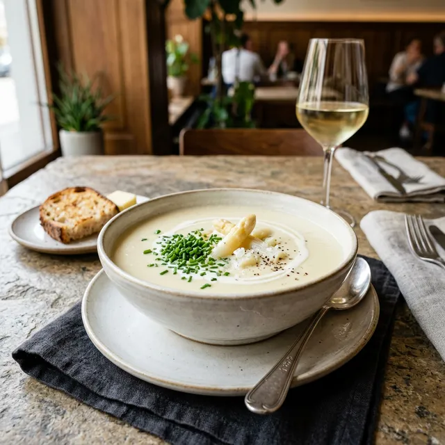 Spargelcremesuppe