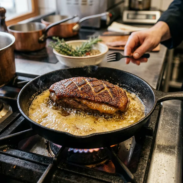 2. Ente: Die Kunst des Fettauslassens